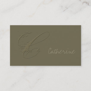 Signature C Business Card