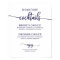 Signature Cocktails Chic Navy Blue Wedding Sign