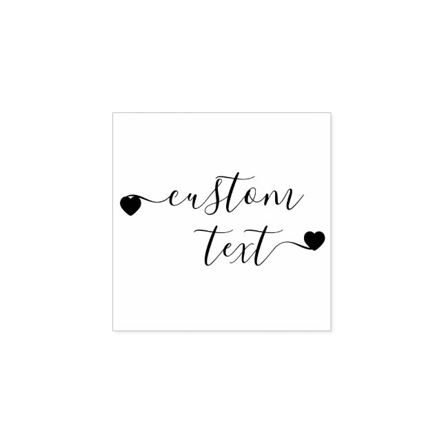 Signature Custom Text Rubber Stamp (Imprint)