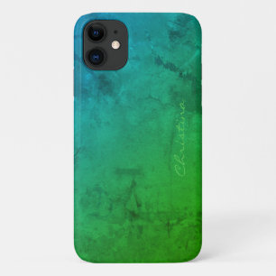 Signature Emerald Turquoise Ombré iPhone XR Case