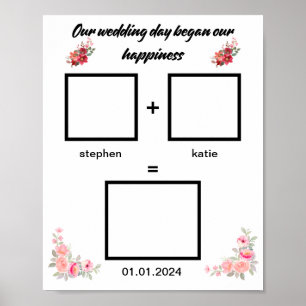 Signature /Fingerprint Wedding Poster