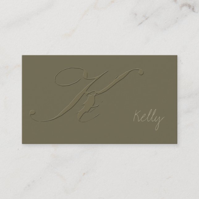 Signature K Business Card (Front)