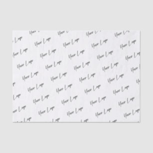 Signature Logo Business Template Tissue Paper