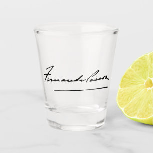 Signature of Fernando Pessoa Shot Glass