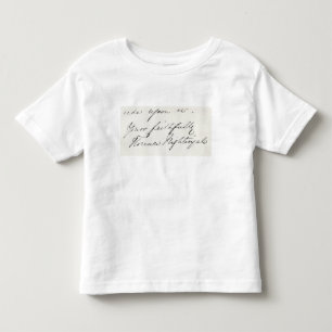 Signature of Florence Nightingale Toddler T-Shirt