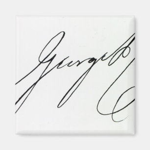 Signature of George IV Magnet