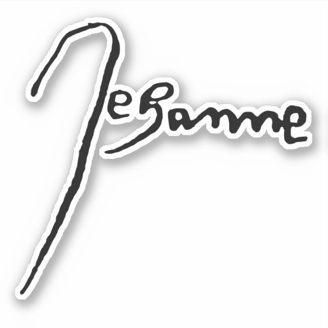 Signature of Jeanne d'Arc (Front)