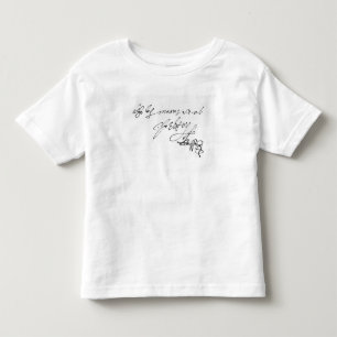 Signature of Lady Jane Grey Toddler T-Shirt