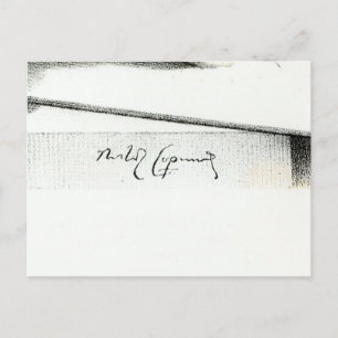 Signature of Nicolaus Copernicus Postcard