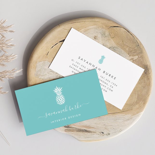 Signature Pineapple Business Card (Creator Uploaded)