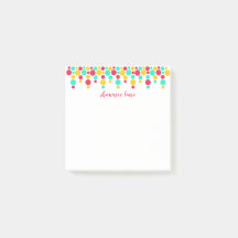 Signature Polka Dots Personalised Post-It Notes