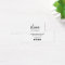 Signature  Script Stud Earring  Display Card