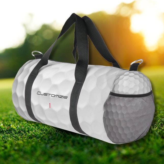 Signature Series 1 Personalised Golf Ball Gifts Duffle Bag (Creator Uploaded)