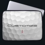 Signature Series 1 Personalised Golf Ball Gifts Laptop Sleeve<br><div class="desc">Searching for the ultimate golfer's gift? FORE! Discover the perfect personalised gift for the dedicated golfer in your life—or a well-deserved treat for yourself. Whether you are celebrating a milestone or heading to the clubhouse, this is the quintessential golf lover gift for any occasion. This unique product features a sleek,...</div>