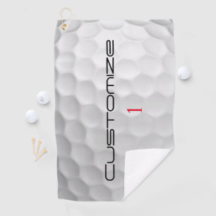 Signature Series 1 Personalised Golf Ball Gifts Towel