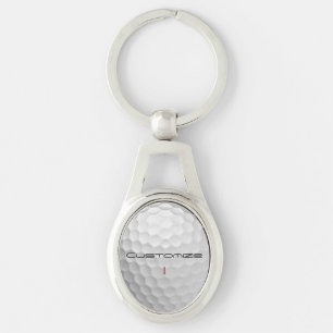 Signature Series 1 Personalized Golf Ball Gifts Key Ring