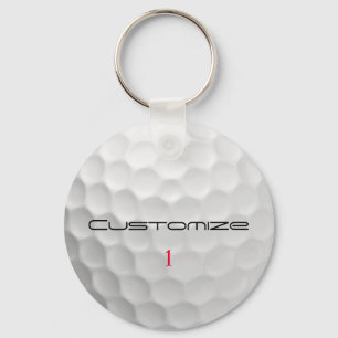 Signature Series 1 Personalized Golf Ball Gifts Key Ring