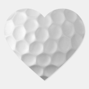 Signature Series Golf Ball Gifts Heart Sticker