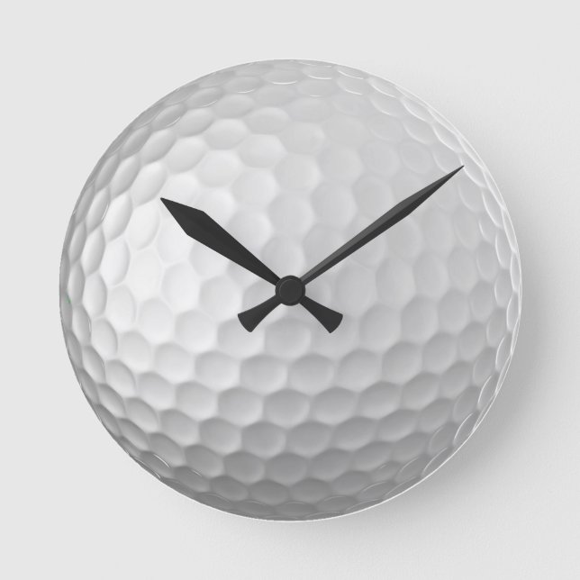 Signature Series Golf Ball Gifts Round Clock (Front)