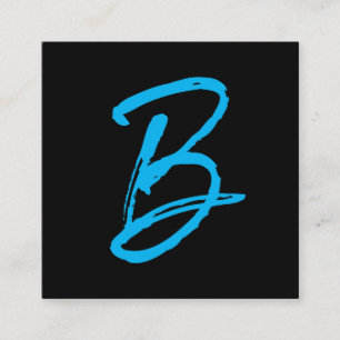 Signature Series Monogram Square Business Card