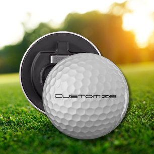Signature Series Personalised Golf Ball Gifts Bottle Opener