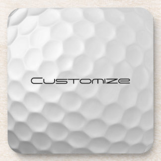 Signature Series Personalised Golf Ball Gifts Coaster