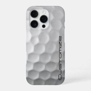 Signature Series Personalised Golf Ball Gifts iPhone 16 Pro Case