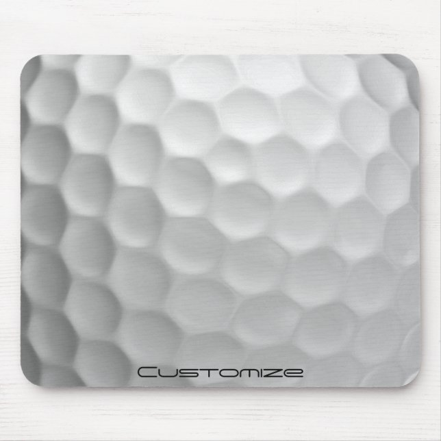 Signature Series Personalised Golf Ball Gifts Mouse Mat (Front)