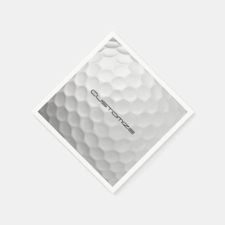 Signature Series Personalised Golf Ball Gifts Napkin