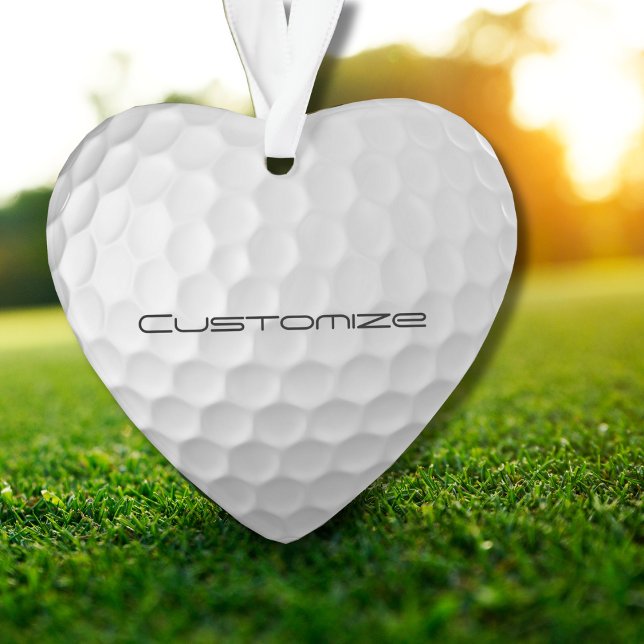 Signature Series Personalised Golf Ball Gifts Ornament (Creator Uploaded)