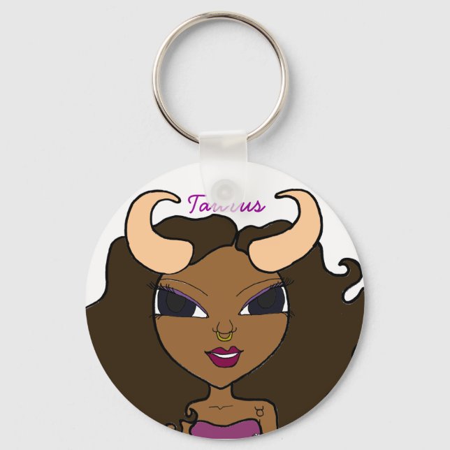 Signature Taurus Doll Keychain (Front)