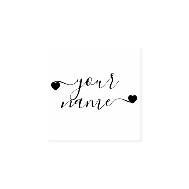 Signature Your Custom Text or Name Rubber Stamp (Imprint)