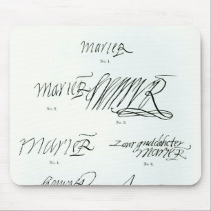 Signatures of Mary Queen of Scots Mouse Mat