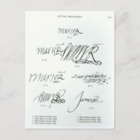 Signatures of Mary Queen of Scots