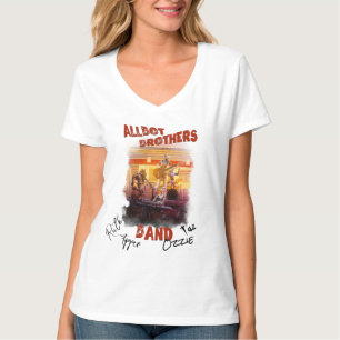 Signed Allbot Brothers Band T-shirt