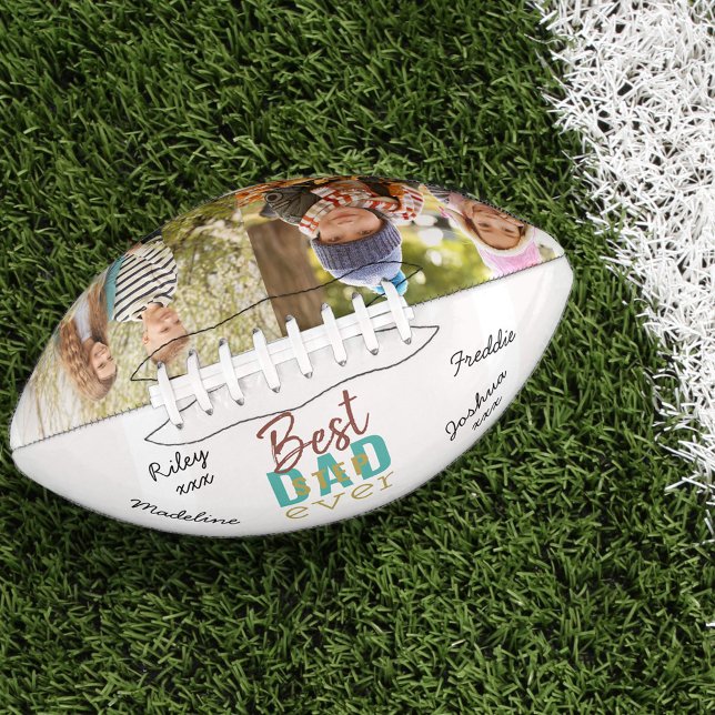 Signed Best Step Dad Ever 2 Photo American Football (Creator Uploaded)