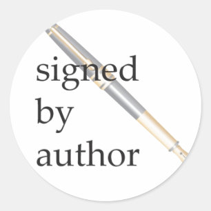 Signed by Author stickers
