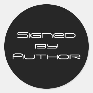 Signed by Author Stickers