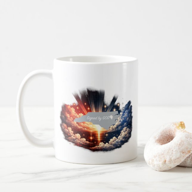 Signed by God Coffee Mug (With Donut)