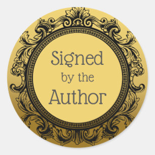 Signed by the Author Sticker