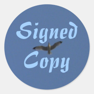 Signed Copy - Round Stickers (#38)