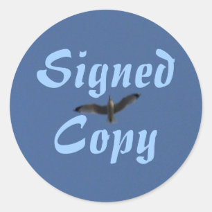 Signed Copy - Round Stickers (#38)