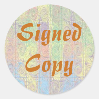 Signed Copy - Round Stickers (#43)