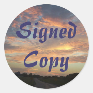 Signed Copy - Round Stickers (#48)