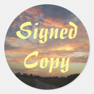 Signed Copy - Round Stickers (#49)