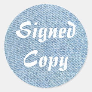 Signed Copy - Round Stickers (#56)