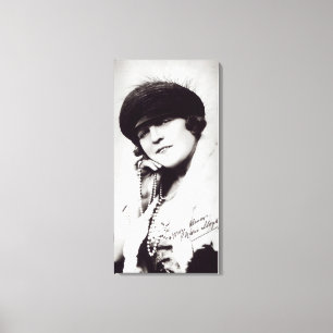 Signed photograph of Marie Lloyd Canvas Print
