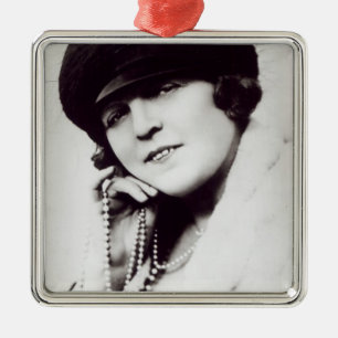 Signed photograph of Marie Lloyd Metal Tree Decoration