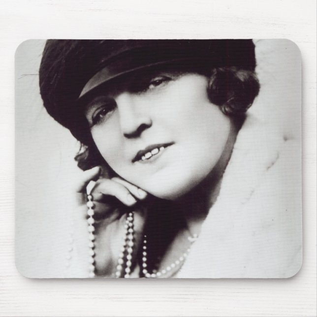 Signed photograph of Marie Lloyd Mouse Mat (Front)