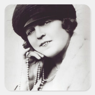Signed photograph of Marie Lloyd Square Sticker